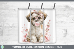 GorgeousDogs 01 Pink Bubble Gum Tumbler design.