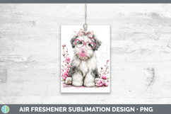 GorgeousDogs 01 Pink Bubble Gum Air Freshener design.