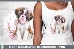 GorgeousDogs 01 Pink Bubble Gum Shirt design.