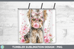 GorgeousDogs 01 Pink Bubble Gum Tumbler design.