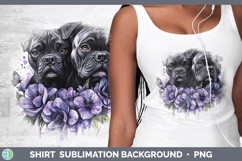 GorgeousDogs 01 Purple Drips Shirt design.