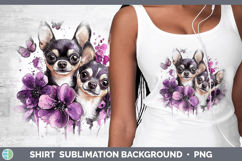 GorgeousDogs 01 Purple Drips Shirt design.