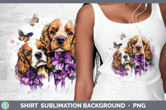 GorgeousDogs 01 Purple Drips Shirt design.