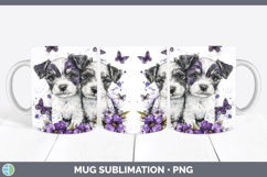 GorgeousDogs 01 Purple Drips Mug Wrap design.
