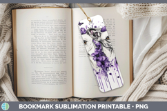 GorgeousDogs 01 Purple Drips Bookmark design.