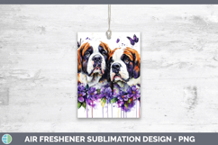 GorgeousDogs 01 Purple Drips Air Freshener design.
