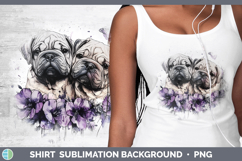GorgeousDogs 01 Purple Drips Shirt design.