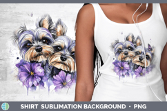 GorgeousDogs 01 Purple Drips Shirt design.