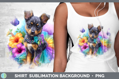GorgeousDogs 01 Rainbow Summer Shirt design.