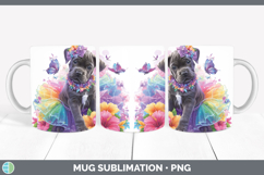 GorgeousDogs 01 Rainbow Summer Mug Wrap design.
