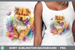 GorgeousDogs 01 Rainbow Summer Shirt design.