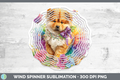 GorgeousDogs 01 Rainbow Summer Wind Spinner design.