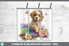 GorgeousDogs 01 Rainbow Summer Tumbler design.