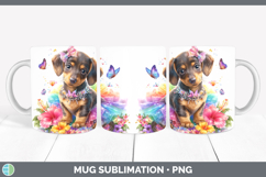 GorgeousDogs 01 Rainbow Summer Mug Wrap design.