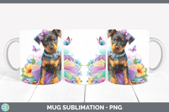 GorgeousDogs 01 Rainbow Summer Mug Wrap design.