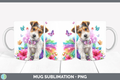 GorgeousDogs 01 Rainbow Summer Mug Wrap design.