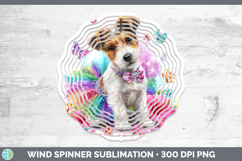 GorgeousDogs 01 Rainbow Summer Wind Spinner design.