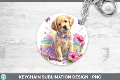 GorgeousDogs 01 Rainbow Summer Keychain design.