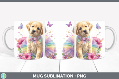 GorgeousDogs 01 Rainbow Summer Mug Wrap design.