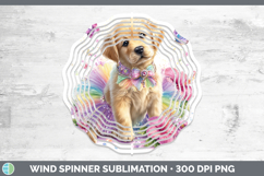 GorgeousDogs 01 Rainbow Summer Wind Spinner design.
