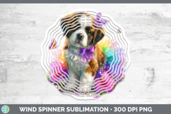GorgeousDogs 01 Rainbow Summer Wind Spinner design.