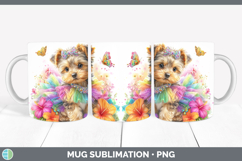 GorgeousDogs 01 Rainbow Summer Mug Wrap design.