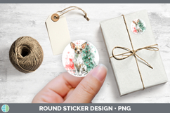 GorgeousDogs 01 Splash Christmas Stickers design.