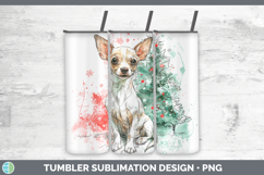 GorgeousDogs 01 Splash Christmas Tumbler design.