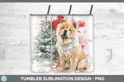 GorgeousDogs 01 Splash Christmas Tumbler design.