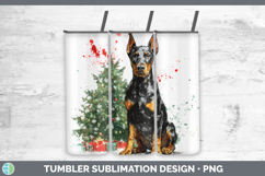 GorgeousDogs 01 Splash Christmas Tumbler design.