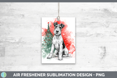 GorgeousDogs 01 Splash Christmas Air Freshener design.