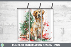 GorgeousDogs 01 Splash Christmas Tumbler design.