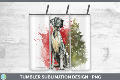 GorgeousDogs 01 Splash Christmas Tumbler design.