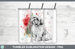 GorgeousDogs 01 Splash Christmas Tumbler design.