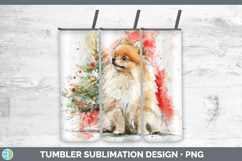 GorgeousDogs 01 Splash Christmas Tumbler design.