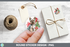 GorgeousDogs 01 Splash Christmas Stickers design.