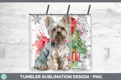 GorgeousDogs 01 Splash Christmas Tumbler design.