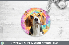 GorgeousDogs 01 Tie Dye Keychain design.