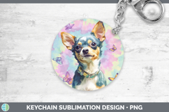 GorgeousDogs 01 Tie Dye Keychain design.