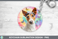 GorgeousDogs 01 Tie Dye Keychain design.