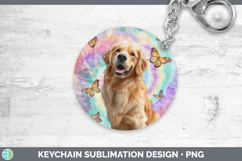 GorgeousDogs 01 Tie Dye Keychain design.