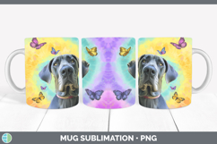 GorgeousDogs 01 Tie Dye Mug Wrap design.