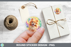 GorgeousDogs 01 Tie Dye Stickers design.