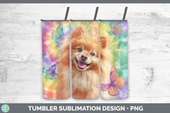 GorgeousDogs 01 Tie Dye Tumbler design.