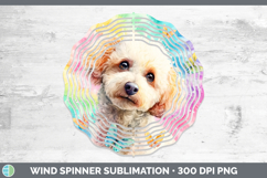 GorgeousDogs 01 Tie Dye Wind Spinner design.