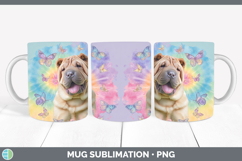 GorgeousDogs 01 Tie Dye Mug Wrap design.