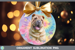 GorgeousDogs 01 Tie Dye Ornament design.