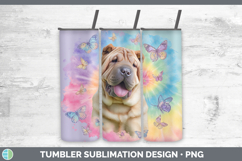 GorgeousDogs 01 Tie Dye Tumbler design.
