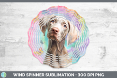 GorgeousDogs 01 Tie Dye Wind Spinner design.