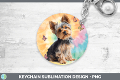 GorgeousDogs 01 Tie Dye Keychain design.